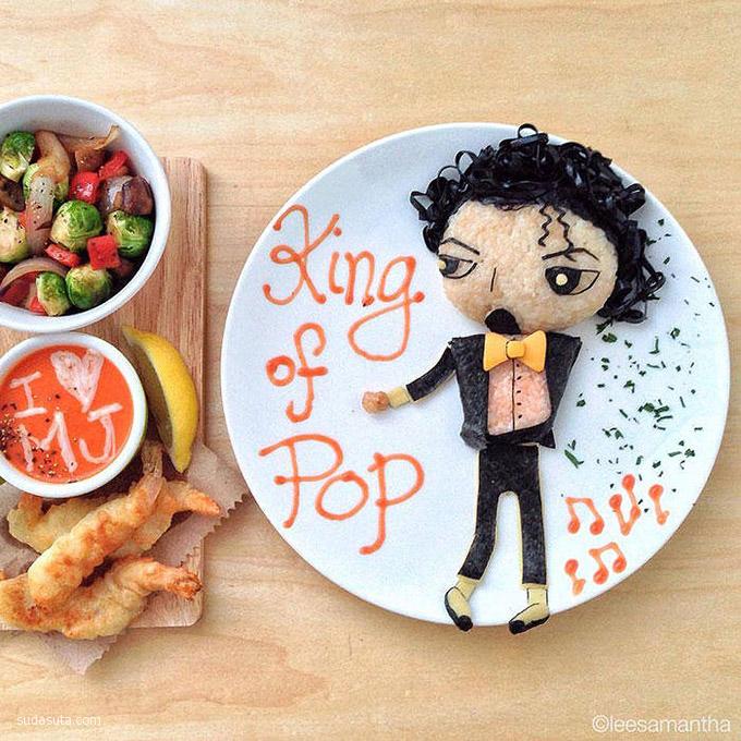 Lee Samantha 卡通美食艺术