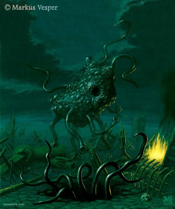 H.P. Lovecraft 幻想插画欣赏