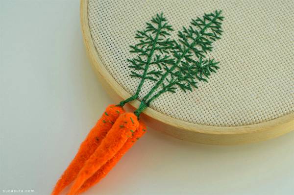 Veselka Bulkan 可爱的手工毛毡蔬菜