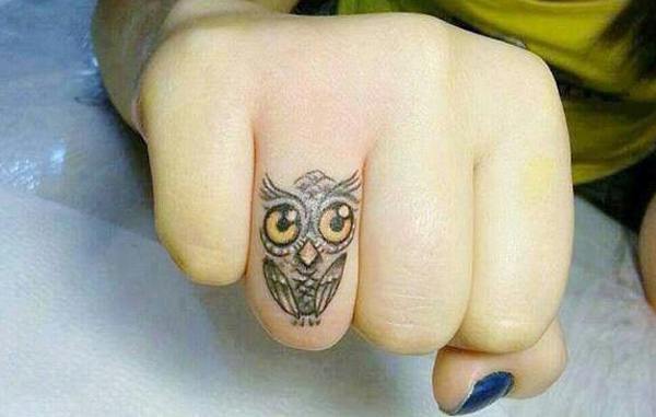 猫头鹰 创意纹身设计欣赏