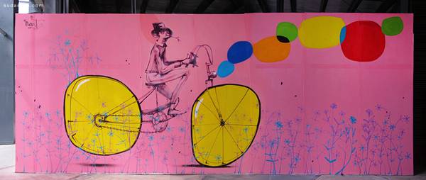Mart 街头自行车主题涂鸦