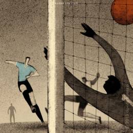 Davide Bonazzi 足球世界杯主题插画欣赏