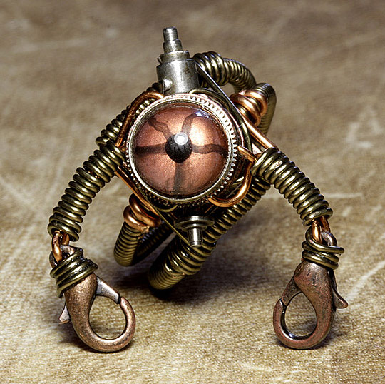 Steampunk Jewellery Robot Ring