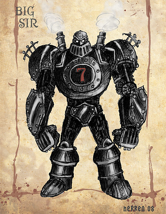 Big Sir - Steampunk Robot
