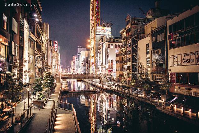 Dotonbori river, Osaka 