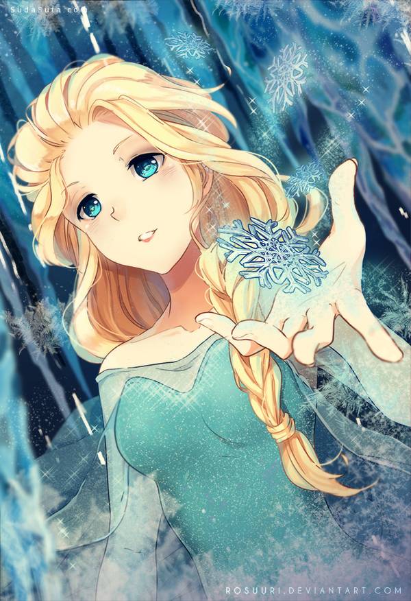 Queen Elsa by rosuuri