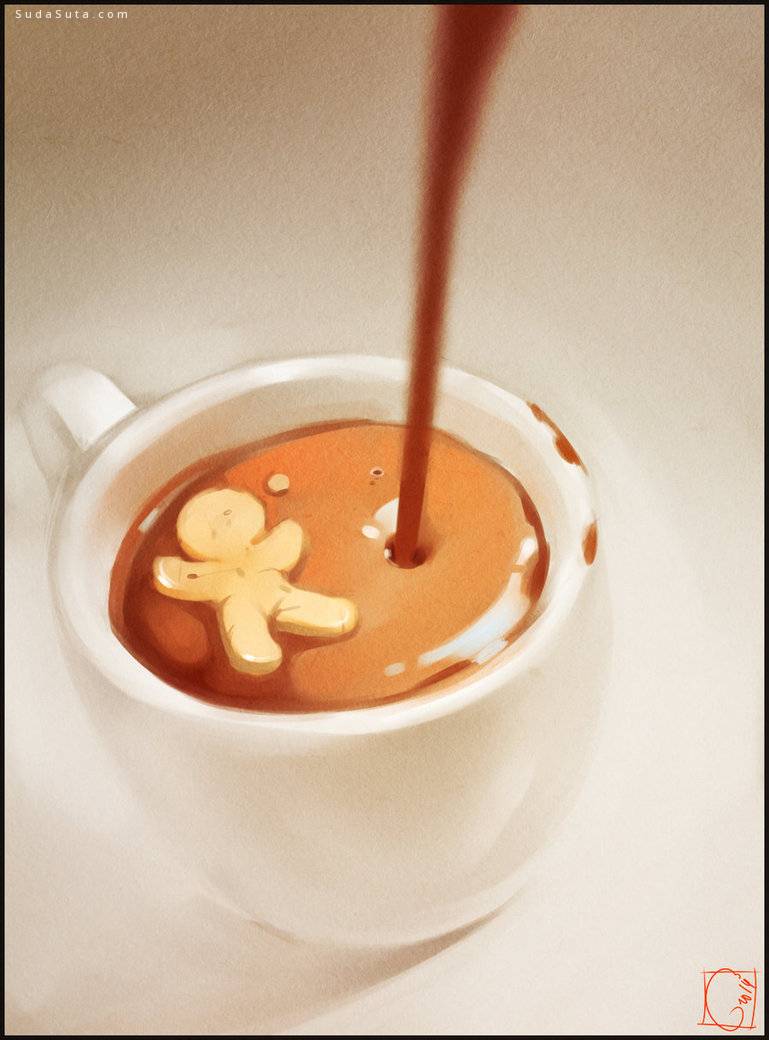 hot chocolate by GaudiBuendia