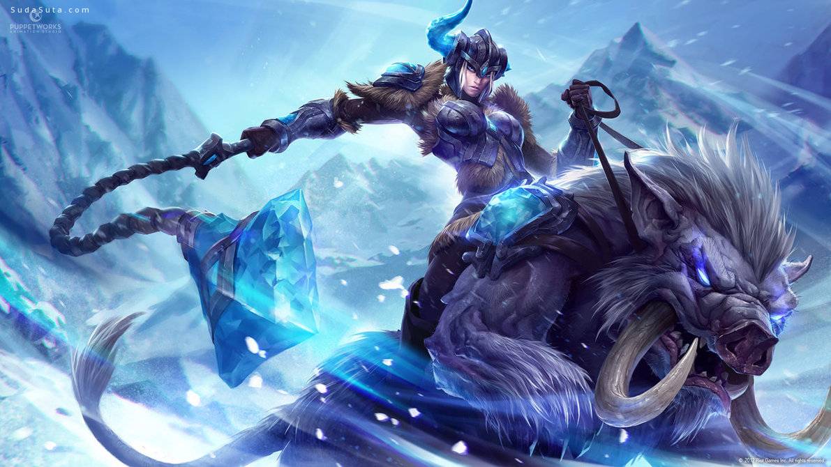 Sejuani, the Winter's Wrath by michalivan