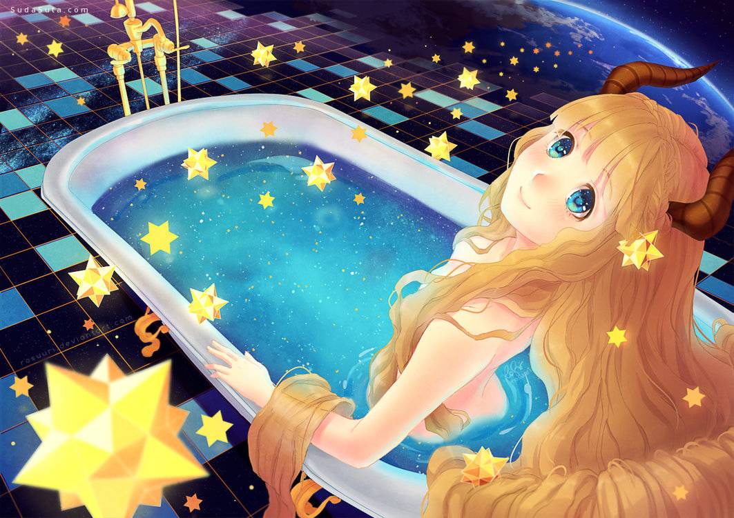 Stellar Bath by rosuuri