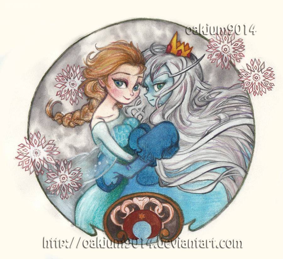 Two Queens Of Ice by OakJum9014