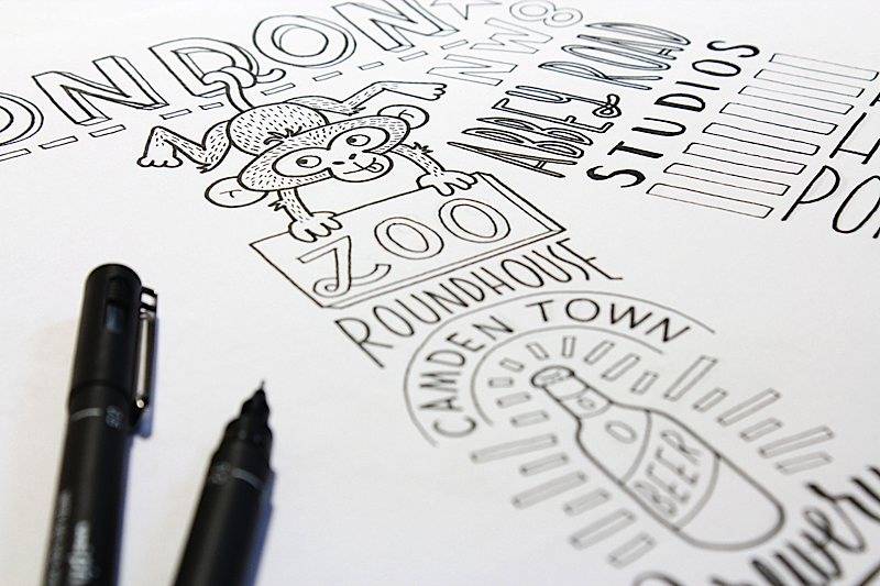 Hand Lettering Posters by Tobias Hall