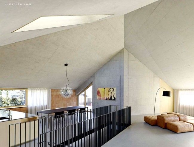 exposed-concrete-walls-living-room