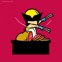 Flying Mouse 超级英雄T恤图案设计欣赏