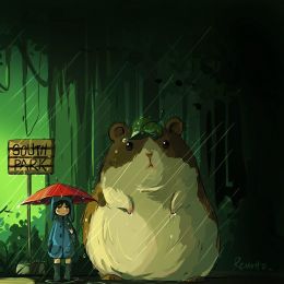 主题少女漫画 可爱的雨伞MM