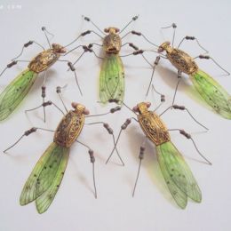 Julie Alice Chappell 昆虫之美 手工立体昆虫设计欣赏
