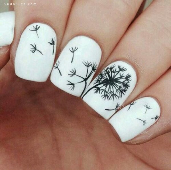 Dandelion-nail-art-1