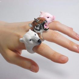 Jiro Miura 可爱的动物造型的戒指设计