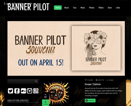 16-banner-pilot-dark-website-layout