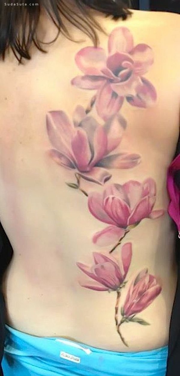 Magnolia Flower Tattoos (14)