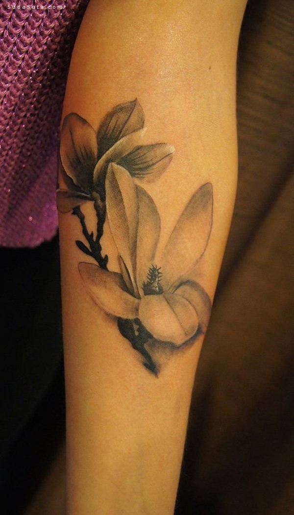 Magnolia Flower Tattoos (16)