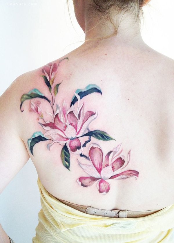 Magnolia Flower Tattoos (22)