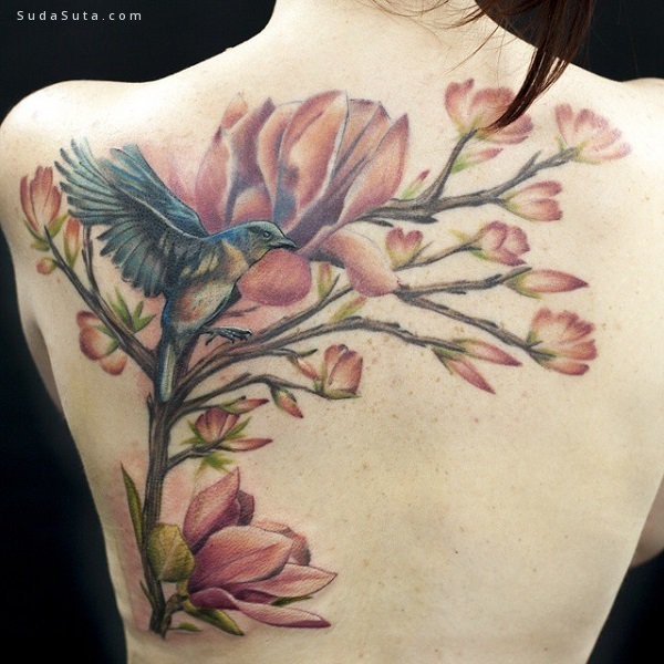 Magnolia Flower Tattoos (27)