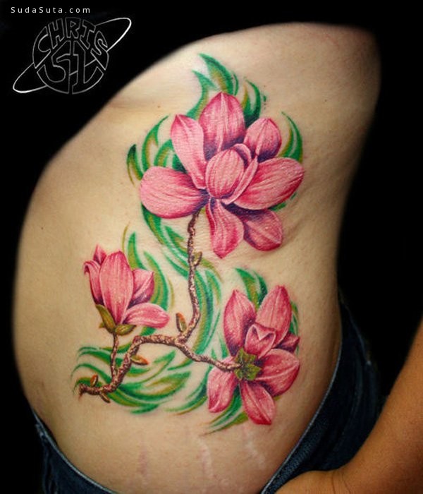 Magnolia Flower Tattoos (30)