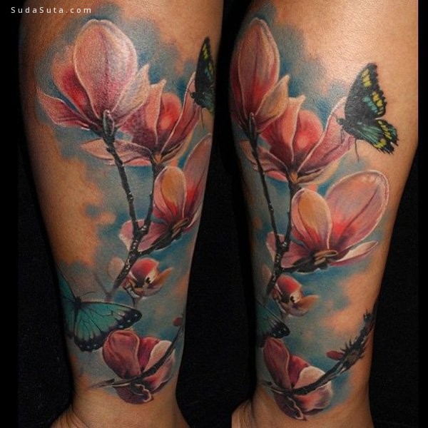 Magnolia Flower Tattoos (31)
