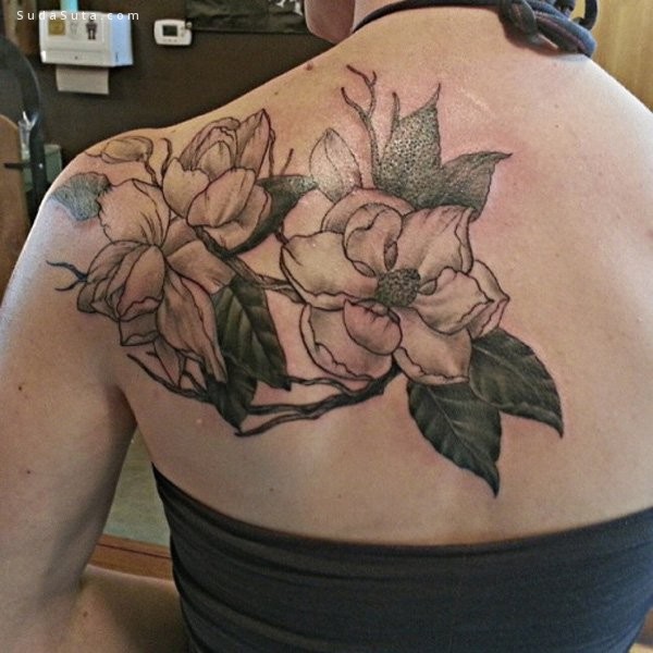 Magnolia Flower Tattoos (33)