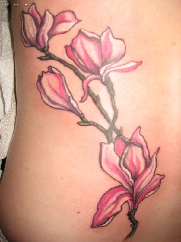 Magnolia Flower Tattoos (34)