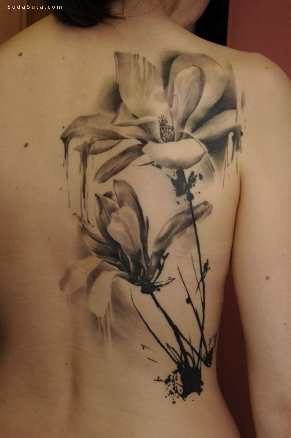 Magnolia Flower Tattoos (38)