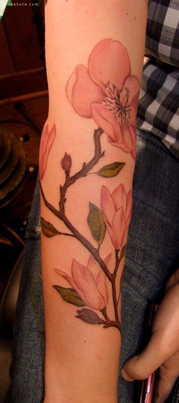 Magnolia Flower Tattoos (4)