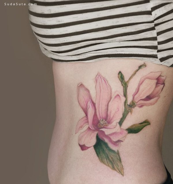 Magnolia Flower Tattoos (43)