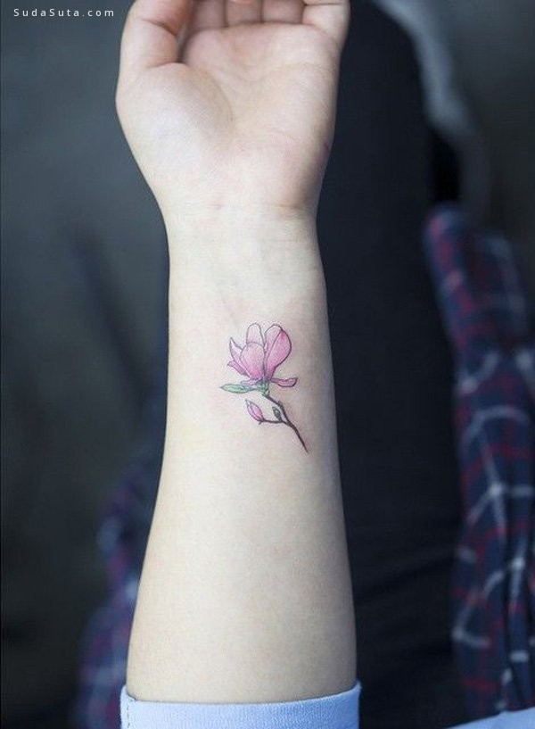 Magnolia Flower Tattoos (44)