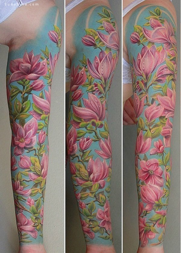 Magnolia Flower Tattoos (5)