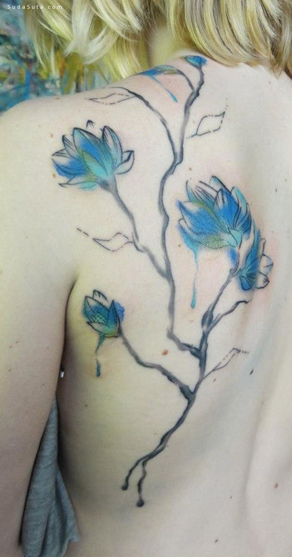 Magnolia Flower Tattoos (7)
