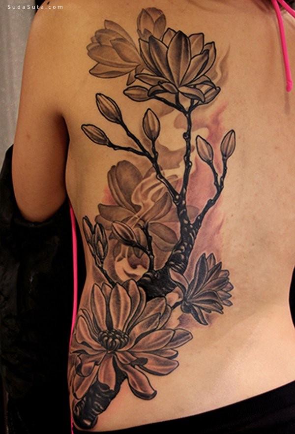 Magnolia Flower Tattoos (9)