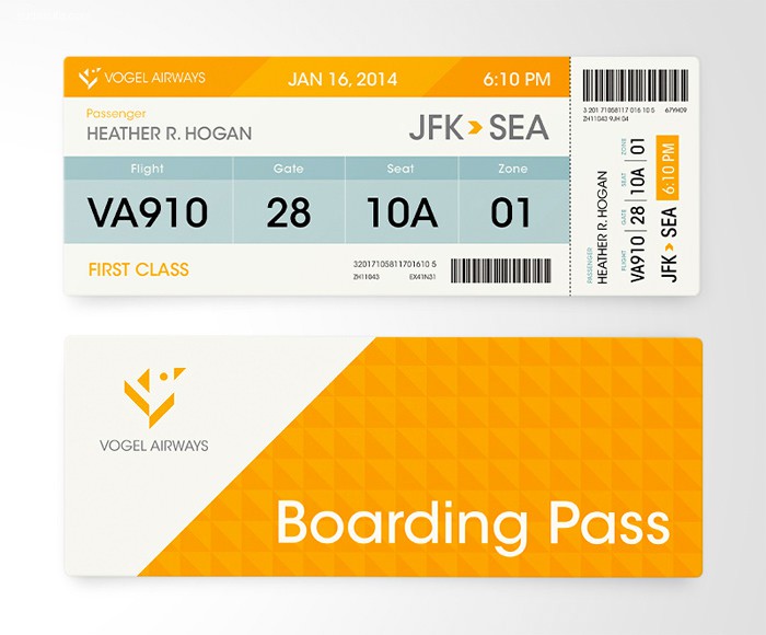 Boarding Pass Designs (10)