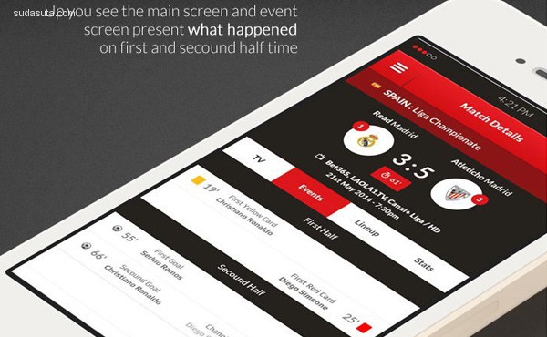 Football-Schedules-App-Design