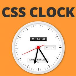 25个炫酷的JAVASCRIPT和CSS的时钟源码