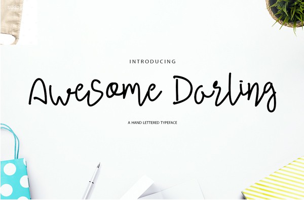 Awesome_Darling_Free_Font