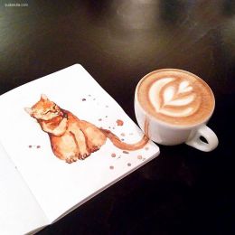 Elena Efremova 咖啡和猫