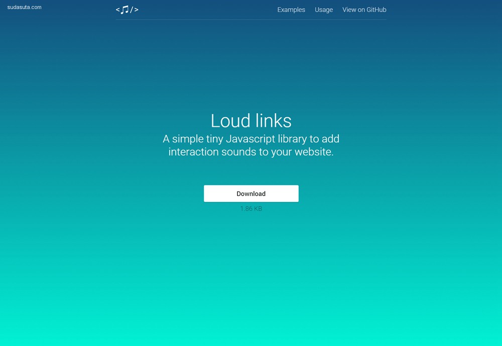 loud-links-javascript-interaction-sounds-library