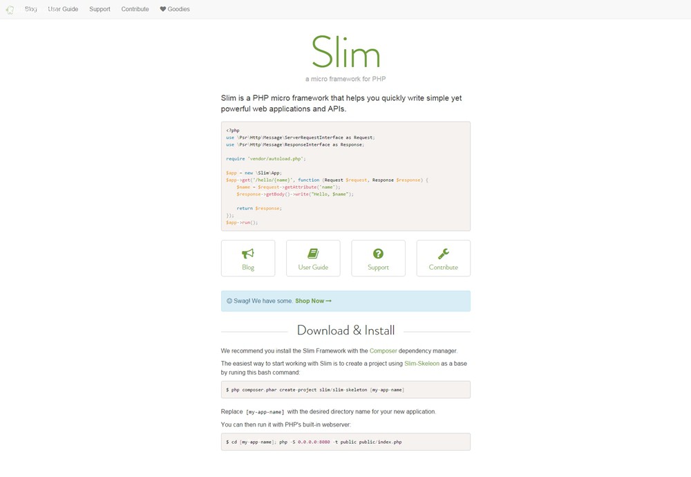 slim-php-micro-framework