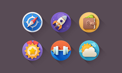 33-flat-layered-icons-free