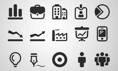 4-mono-business-icons