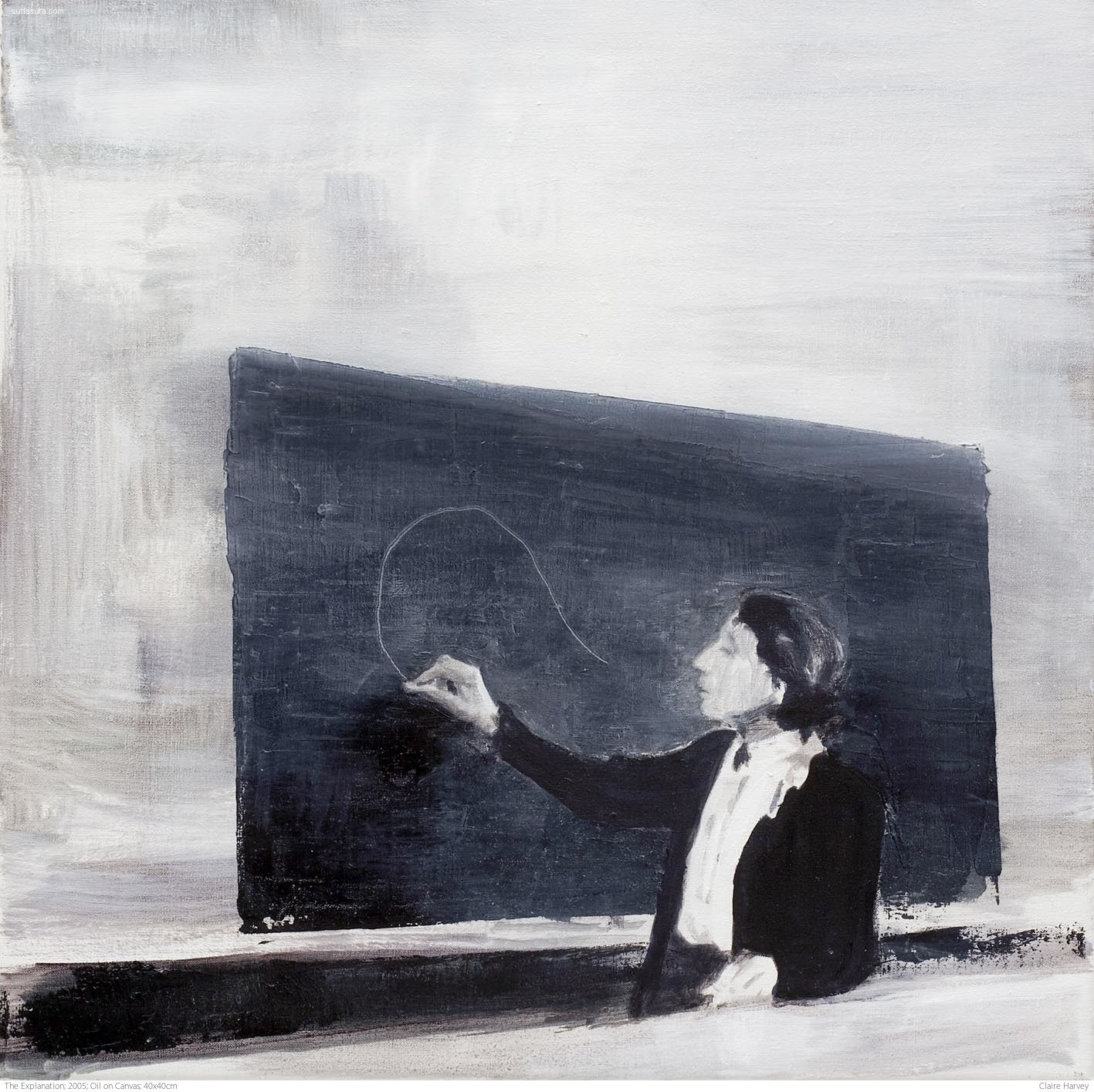The Explanation; 2005; Oil on Canvas; 40x40cm