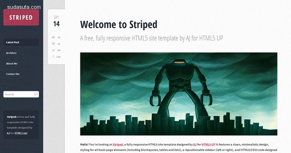 Striped-HTML5