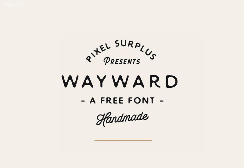 wayward-free-handmade-font