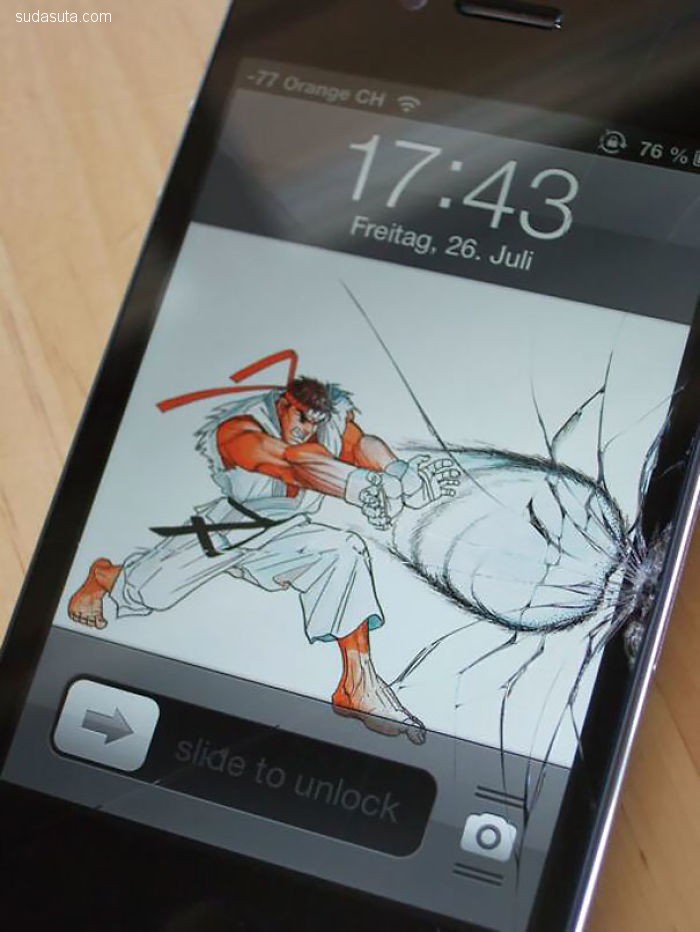 Broken Phone Screen (5)